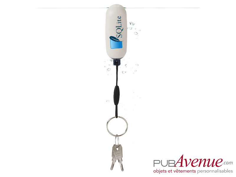 Porte-clés flotteur personnalisable Porte-clés flotteur personnalisable
